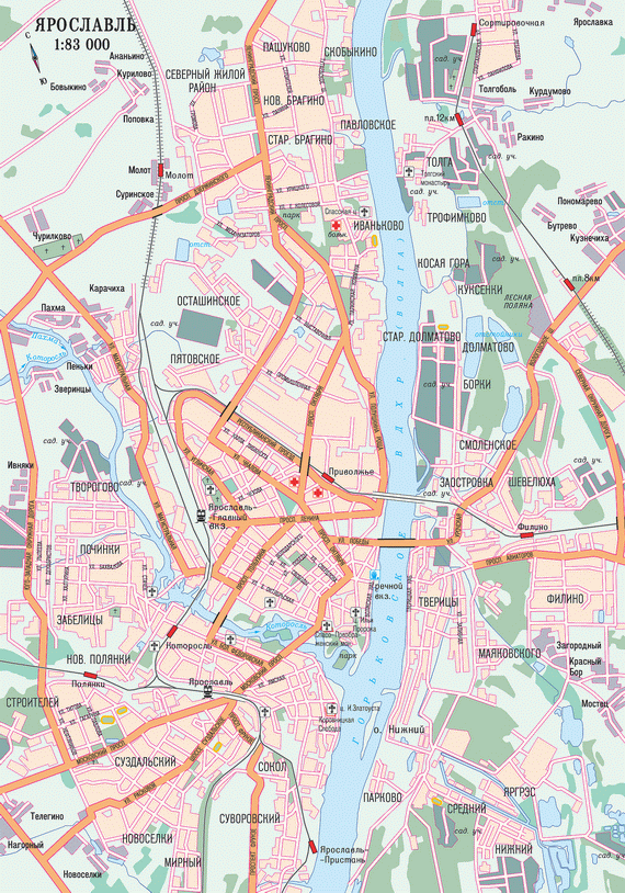 «Карта города Ярославля»