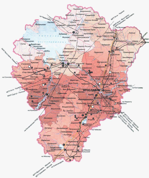«Карта транспортной инфраструктуры Ярославской области»